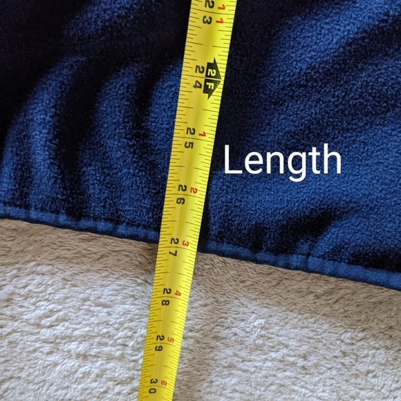 Navy Fleece Hiking Jacket Size L - Picture 5 of 9